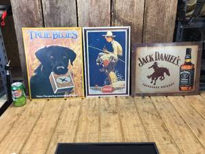Coke-N-Jack Metal Signs & Peters