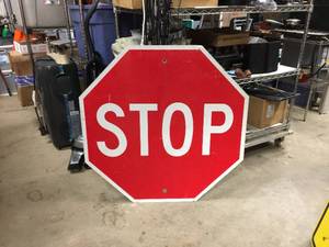Large STOP Sign