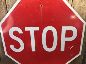 Large STOP Sign