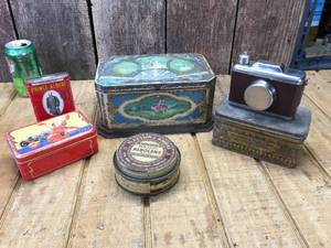 Vintage Metal Tins