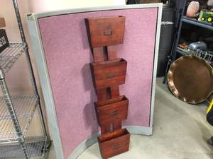Wallmount Wooden Organizer