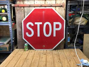 Classic Metal STOP Sign