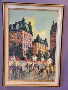 lot 22 image: Hubert Valerio (Austrian, 1908-1990) Oil painting on Canvas.