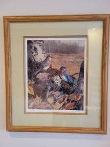 lot 25 image: A pair of wildlife Lithographs by Bruce Miller.