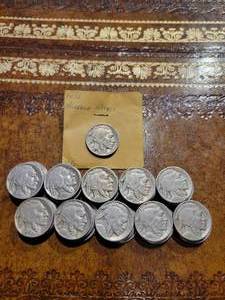 lot 58 image: 51 Buffalo Nickels