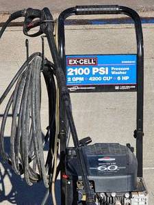 lot 57 image: Ex-Cell 2100 PSI 6hp Power Washer