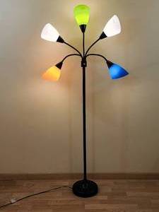 lot 39 image: Playful Decorative Floor Lamp 68 tall