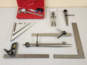 lot 84 image: Assorted Woodworking Measuring Instruments