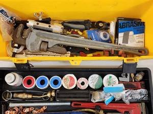 lot 85 image: Plumbers Toolbox with Contents