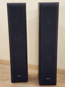 lot 37 image: (2) Sony Tower Floor Speakers