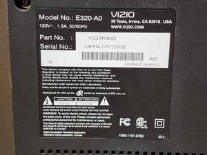 lot 33 image: Panasonic 50 Plasma Television with Remote