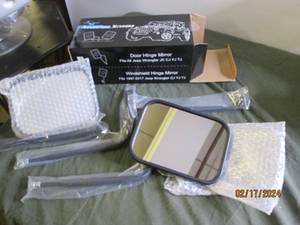 new upgraded rectangular jeep wrangler jk,cj,yj,tj adventure mirrors