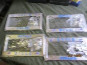 4 new sets of 2 buffalo bills license plates with mounting hardare