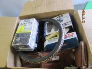 box of automotive items