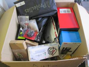 box of auto accessories