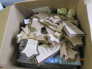 box of home decor