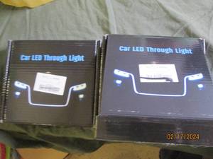 2 new car LED through lights