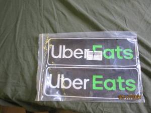 uber eats magnetic signs...