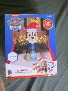 chase from paw patrol inflatable...
