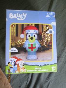 bluey inflatable lights up...