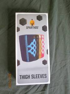 new compression thigh sleeves...