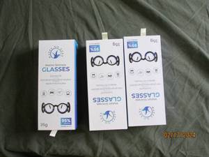 3 new sets of motion sickness glasses
