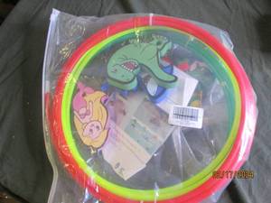 set of swimming rings and toys...