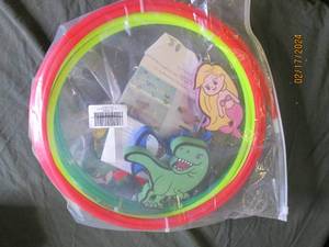 set of swimming rings and toys...