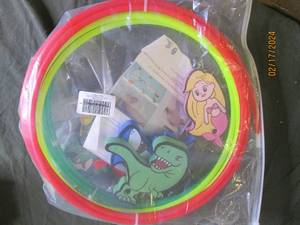 set of swimming rings and toys...