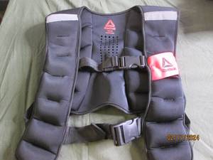12 lb reebok weightedd vest...