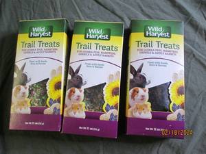 3 boxes of wild harvest trail treats