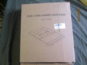 take a box under your desk...