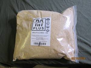 10lbs of white proso millet...