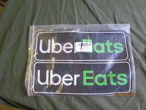 uber eats car magnets...