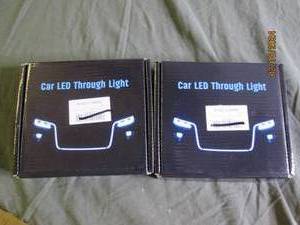 2 car LED through lights new...