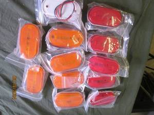 new trailer lights 5 red and 7 yellow