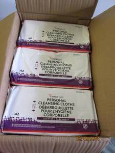 box of 1008 personal cleansing cloths