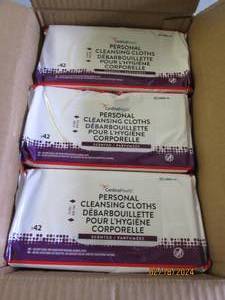 box of 1008 personal cleansing cloths