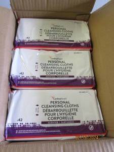 box of 1008 personal cleansing cloths