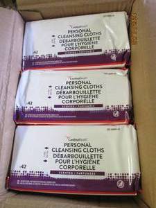 box of 1008 personal cleansing cloths