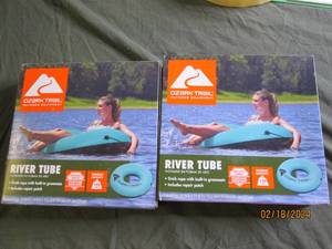 2 ozark trail river tubes...