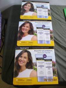3 boxes of neutrogena ultra sheer dry skin sunscreen 55 spf