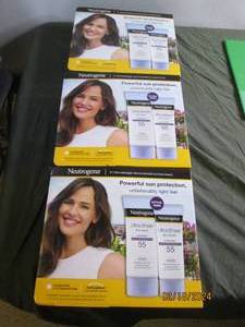 3 boxes of neutrogena ultra sheer dry skin sunscreen 55 spf