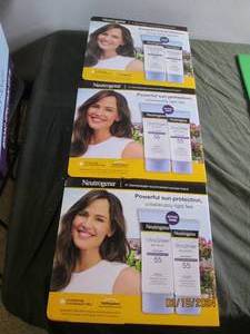 3 boxes of neutrogena ultra sheer dry skin sunscreen 55 spf
