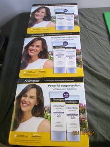 3 boxes of neutrogena ultra sheer dry skin sunscreen 55 spf
