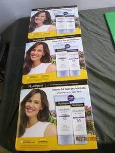 3 boxes of neutrogena ultra sheer dry skin sunscreen 55 spf