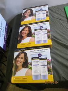 3 boxes of neutrogena ultra sheer dry skin sunscreen 55 spf