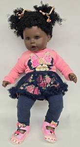 lot 107 image: ZAPF 24 Collectible Doll Dressed in Minnie Mouse Outfit 