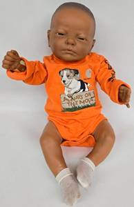 lot 112 image: BERJUSA Collectible Doll wCarhartt Onesie