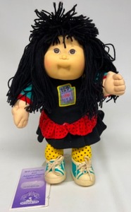lot 65 image: RARE Hasbro Coleco Transition CABBAGE PATCH Asian Doll Designer Line Clothing LILIAN MARLENE